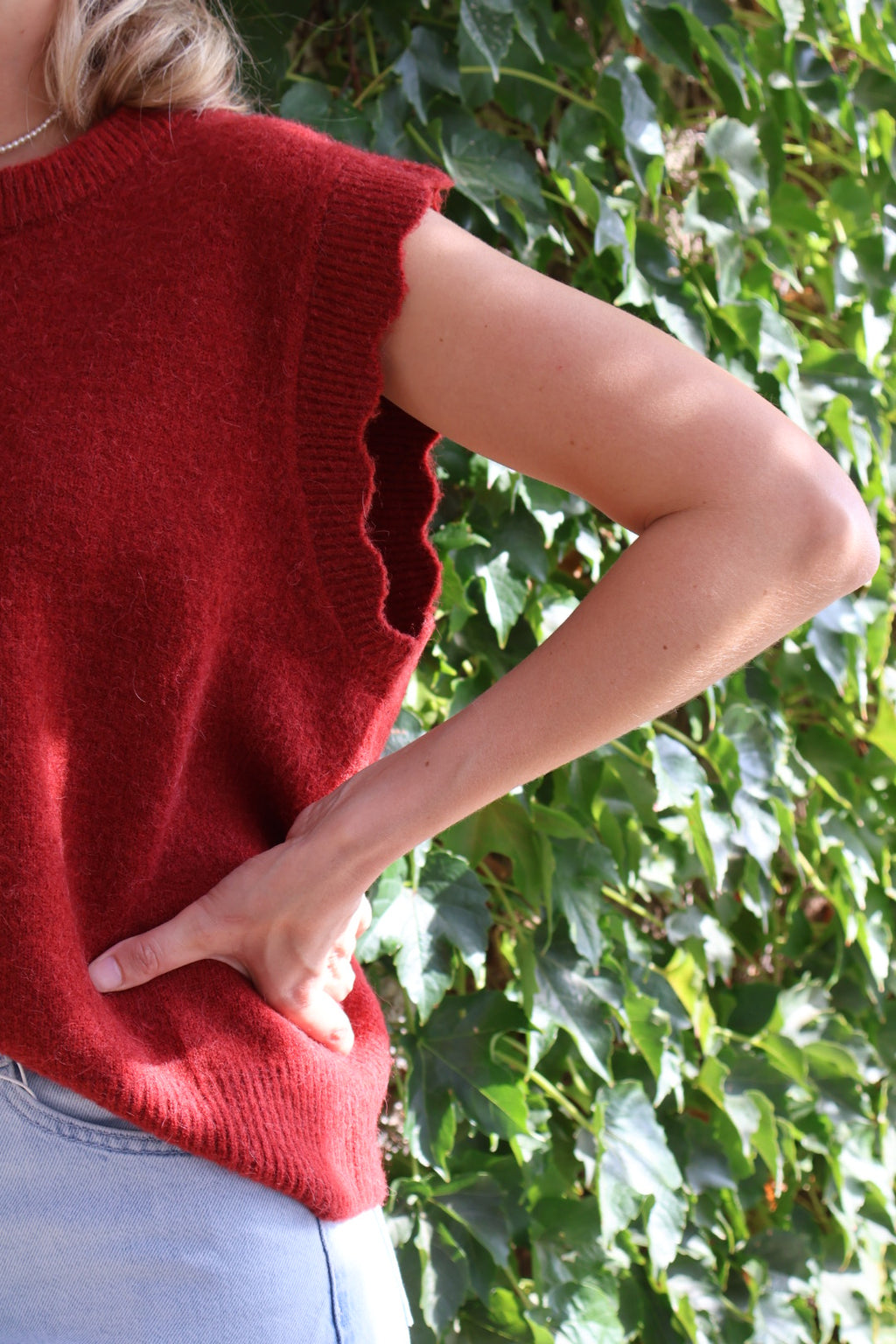 Pull sans manches